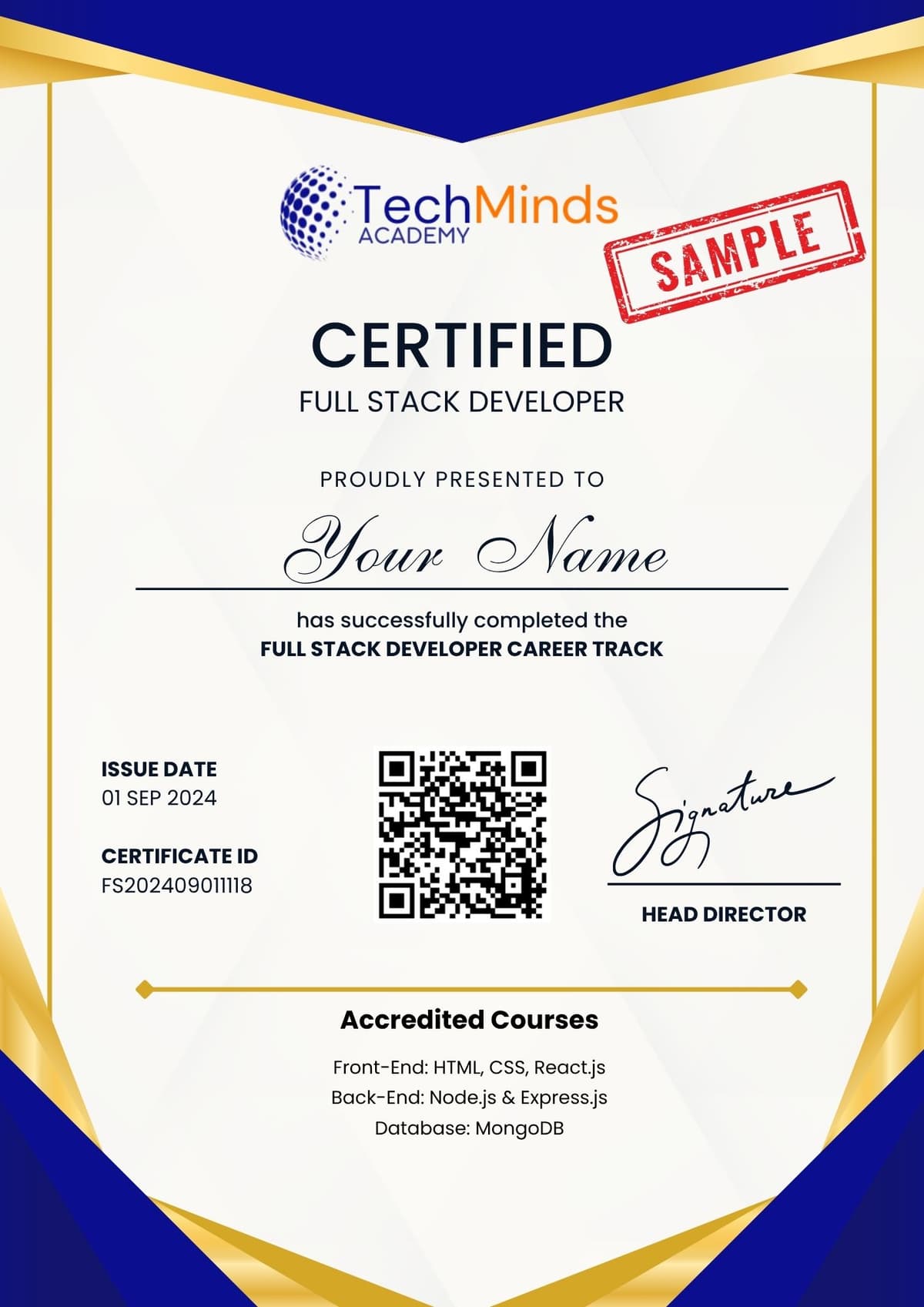 Full Stack Development Course in Mumbai & India โ MERN Certification Certificate